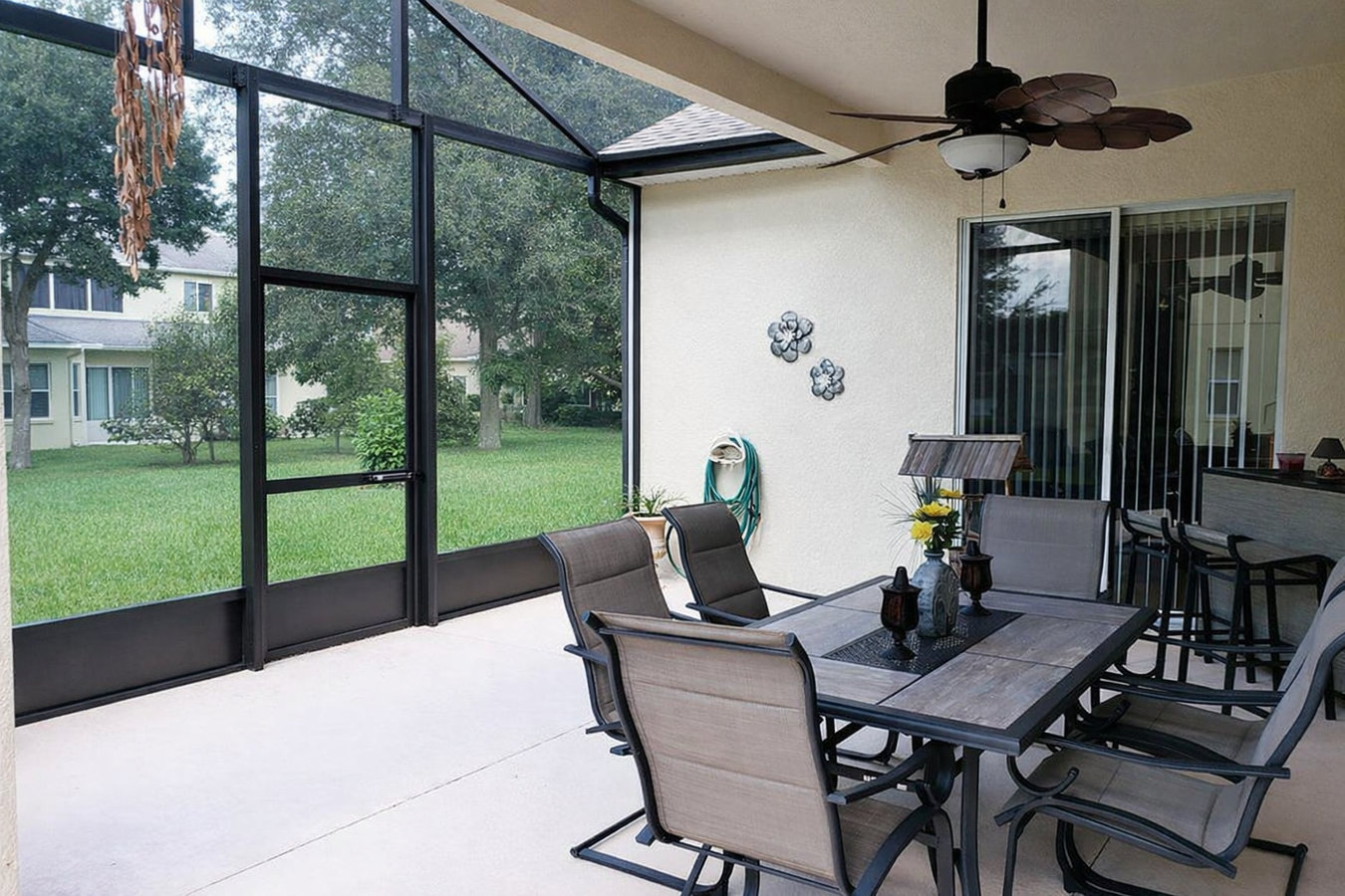 Screen room installation in Cutler Bay, FL
